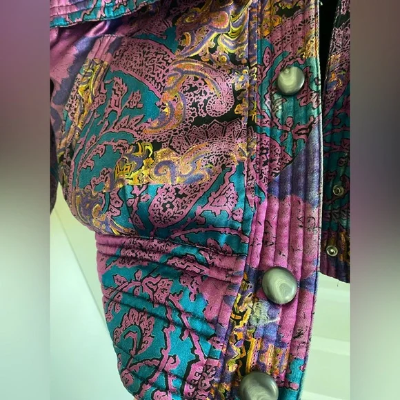 Vintage Purple Puffer Jacket - Picture 7 of 8